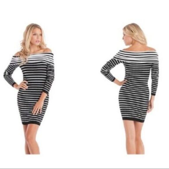 Guess | Regina Cowl-Neck Off The Shoulder Dress | - Picture 1 of 9